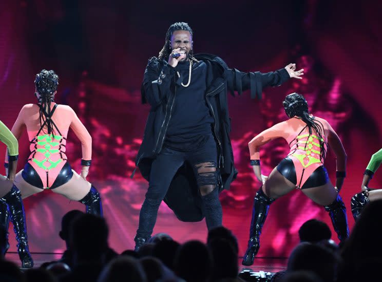Jason Derulo performs onstage during the 2017 Billboard Music Awards
