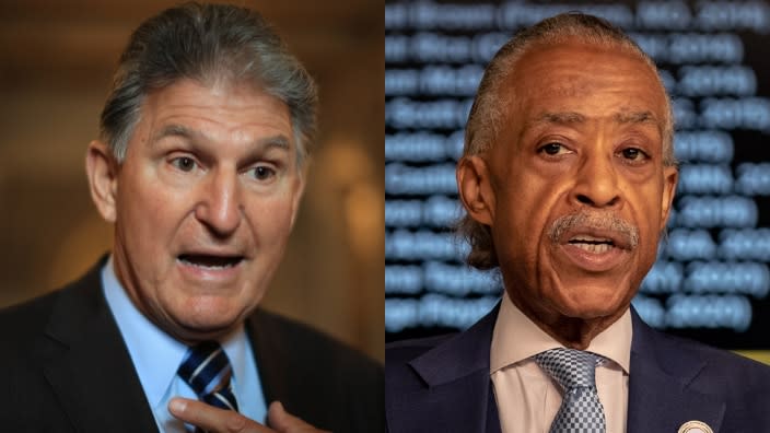 Sen. Joe Manchin and Al Sharpton, theGrio.com