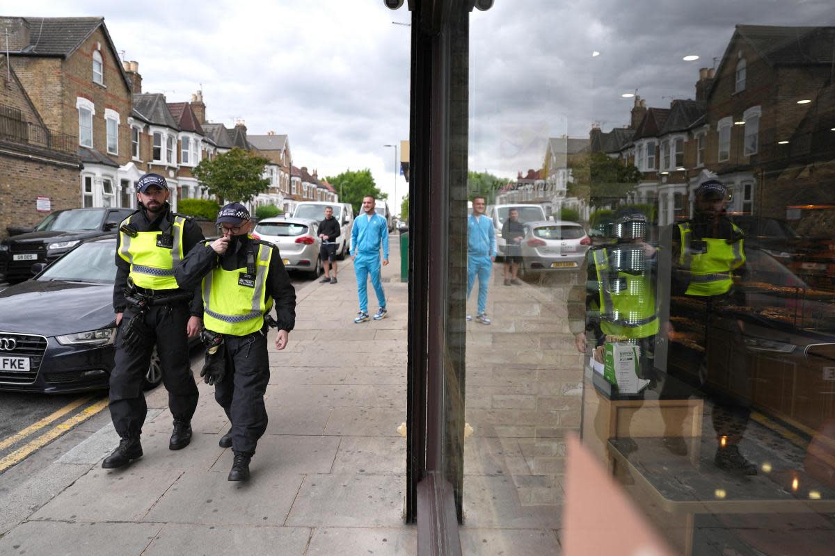 More than 1,300 police officers ready to be deployed in London in case