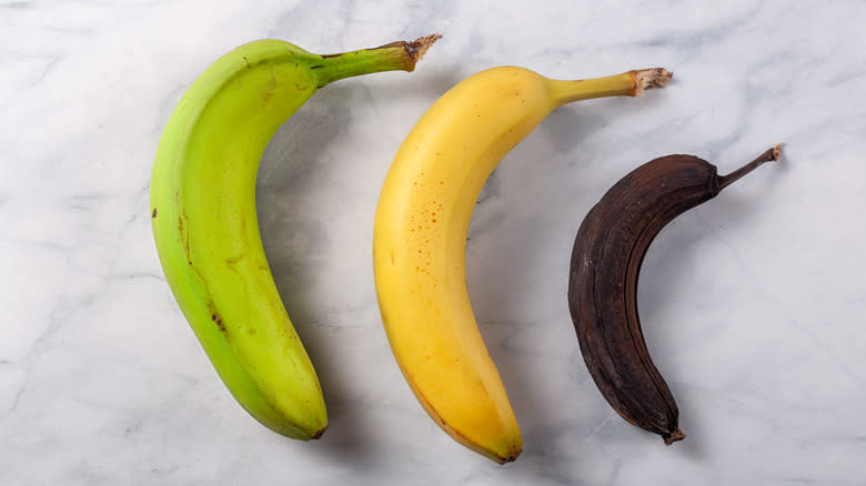 Stages of banana ripeness