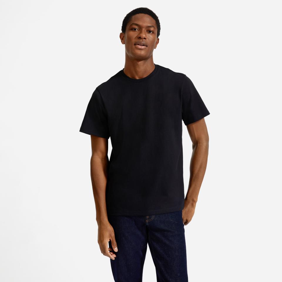 <p><a href="https://go.redirectingat.com?id=74968X1596630&url=https%3A%2F%2Fwww.everlane.com%2Fproducts%2Fmens-surplus-tee-black&sref=https%3A%2F%2Fwww.goodhousekeeping.com%2Fclothing%2Fg46844789%2Fbest-t-shirts-for-men%2F" rel="nofollow noopener" target="_blank" data-ylk="slk:Shop Now;elm:context_link;itc:0;sec:content-canvas" class="link ">Shop Now</a></p><p>The Premium Weight Crew </p><p>everlane.com</p><p>$45.00</p><span class="copyright">Everlane </span>