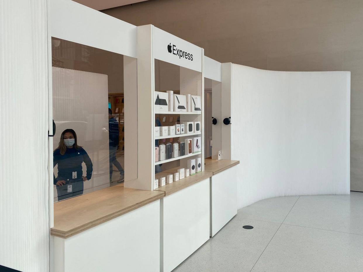 Apple Express store in Burlingame, California