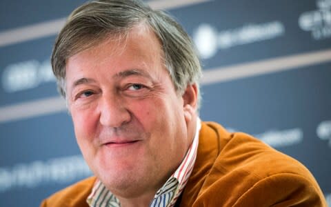 Stephen Fry  - Credit: DOMINIC STEINMANN/KEYSTONE