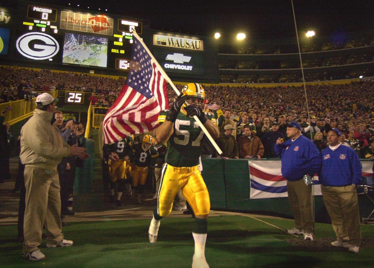 Chris Gizzi and his memorable Packers' 'MNF' post-9/11 moment that almost  didn't happen