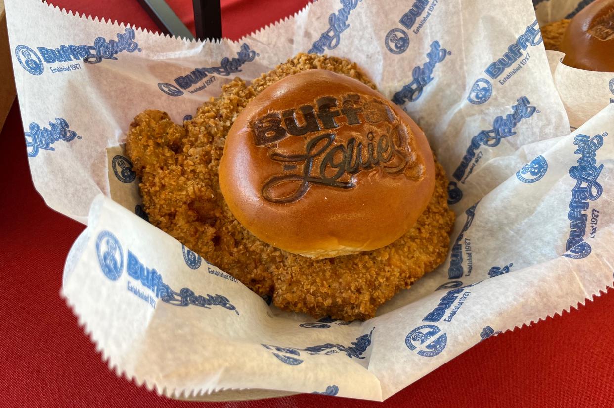 BuffaLouie's will debut at Memorial Stadium in 2024 with a pork tenderloin sandwich on their menu.