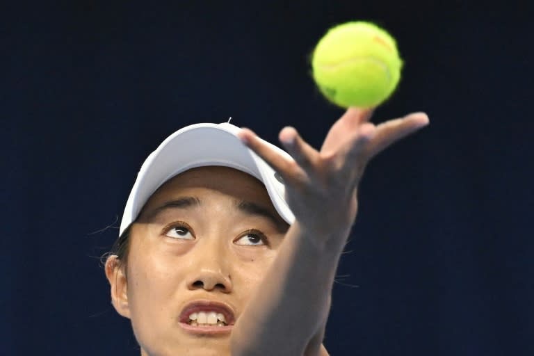 Zhang Shuai rolled into the quarter-finals of the China Open (GREG BAKER)