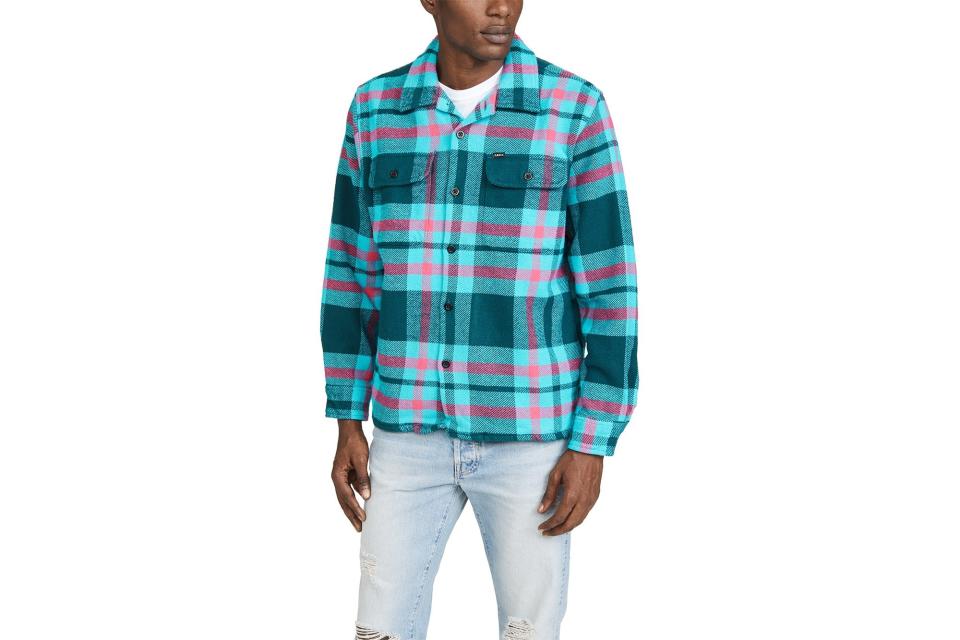 Obey "Fitzgerald" heavy plaid overshirt (was $74, 30% off)