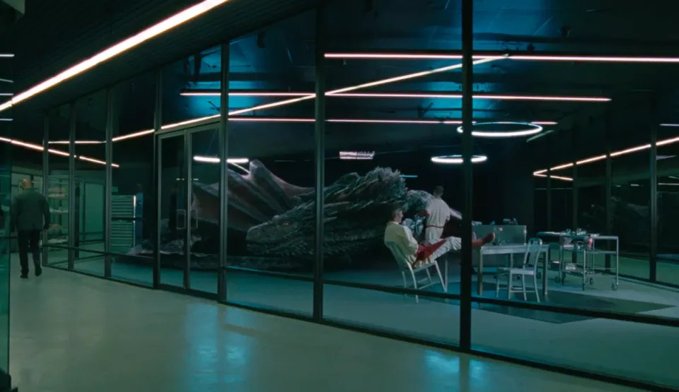 Drogon turns up in Westworld (Credit: HBO