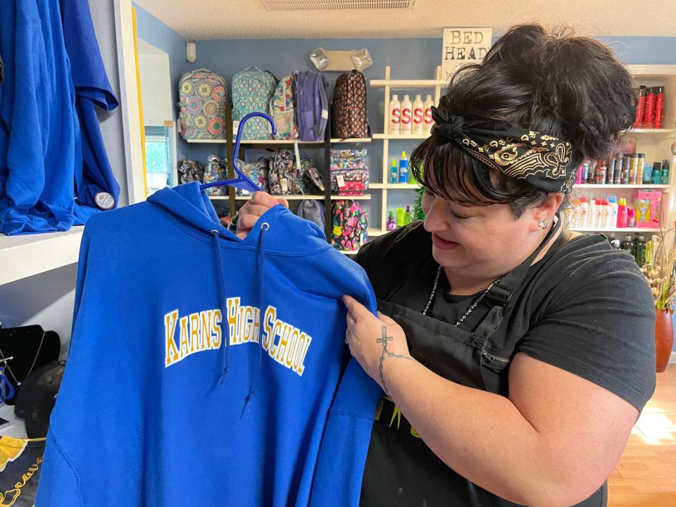 Matias-Arroyo might have come from Halls, but 15 years in the Karns community made her a Beaver fan supporting the schools when she can.