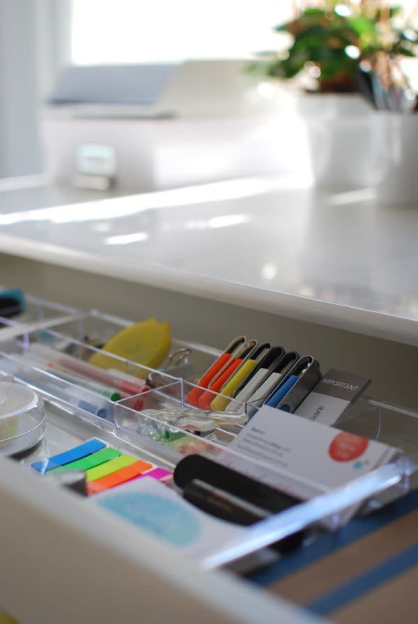 Desk drawer dividers