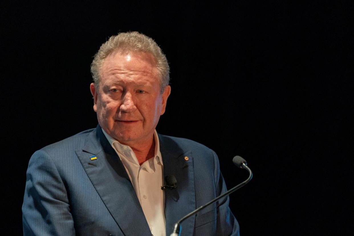 <span>Andrew Forrest says scam ads bearing his image that have appeared on Facebook over the past five years have cost retirees all their savings.</span><span>Photograph: David Dee Delgado/Reuters</span>