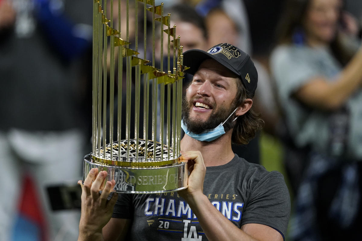 The look on Clayton Kershaw's face the moment the Dodgers won the