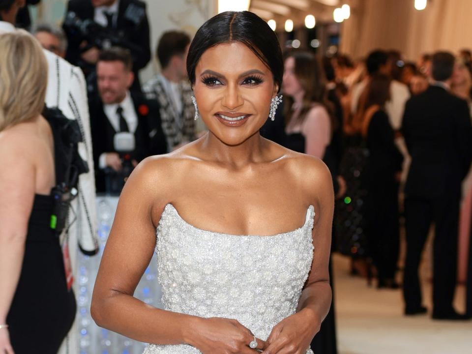 Mindy Kaling at the Met Gala in 2023 (Getty Images for The Met Museum/)