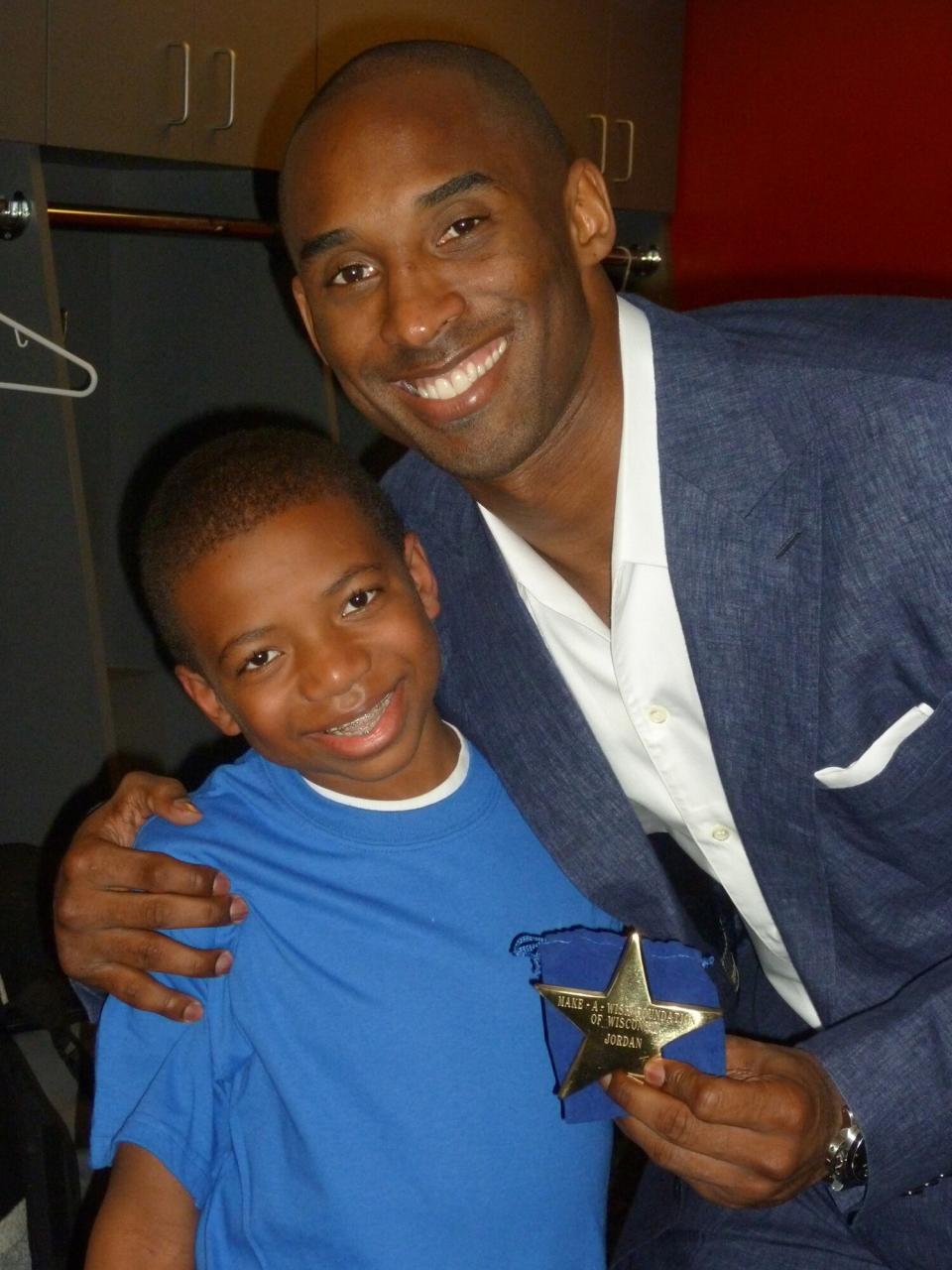 Kobe <a href="https://people.com/sports/kobe-bryant-granted-over-200-make-a-wish-requests/" rel="nofollow noopener" target="_blank" data-ylk="slk:granted more than 200 wishes;elm:context_link;itc:0;sec:content-canvas" class="link ">granted more than 200 wishes</a> through his partnership with the Make-A-Wish Foundation. “Meeting Kobe was probably the highlight of my life,” Jordan Patterson, who met Bryant eight years ago, when he was 13, <a href="https://fox6now.com/2020/01/27/highlight-of-my-life-make-a-wish-meeting-with-kobe-was-motivation-through-health-struggles/" rel="nofollow noopener" target="_blank" data-ylk="slk:told TV station WITI;elm:context_link;itc:0;sec:content-canvas" class="link ">told TV station WITI</a>. Patterson, from Wisconsin, was fighting kidney dysfunction and was able to meet Bryant after he and his family were flown out to L.A. “It boosted my spirits so high,” Patterson told the station of the 2012 visit. “I’m really grateful for that … [he] signed all my pictures, took any pictures I wanted, answered all my questions.”