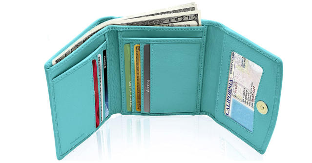 Access Denied Men's Slim Minimalist Leather Wallet