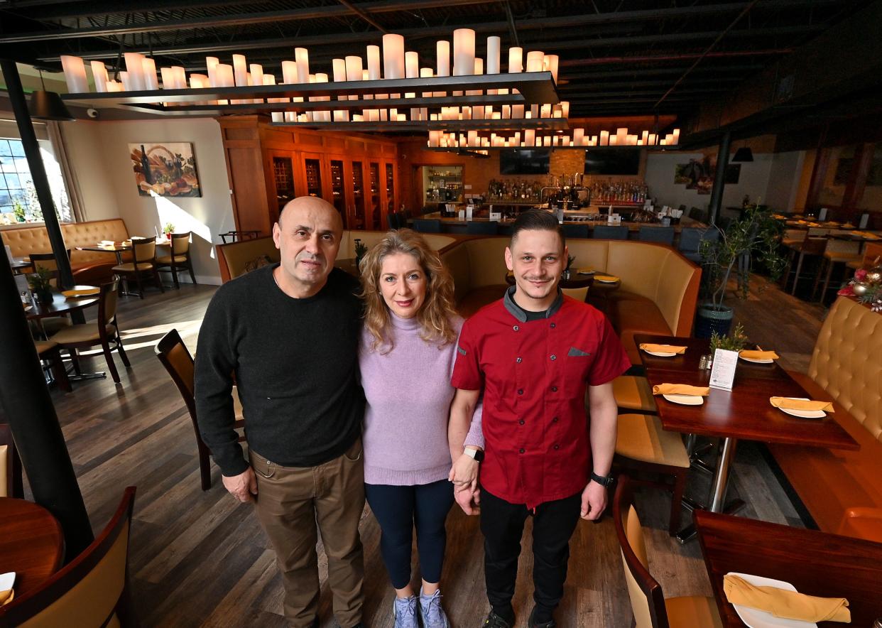 Niko and Evis Agura and their cousin, Edvin Hasani, are the owners of Cellar Bar & Grille.