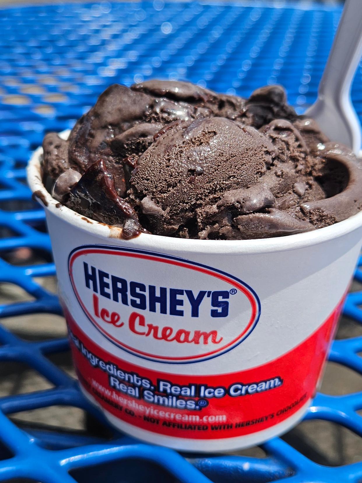 Hershey's ice cream may be found in a few places in Hattiesburg, including Igloo Creamery on Hardy Street and Nannie Mac's on West Fourth Street.