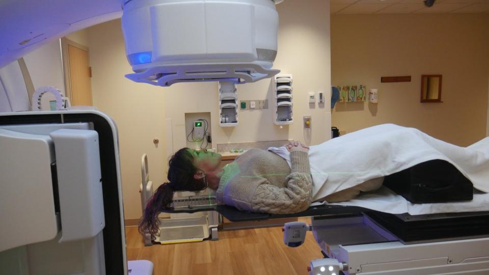 The UVM Health Network wants to install six new linear accelerators for improved radiation therapy at four of its hospitals, at a cost of $15 million. Shown here is the linear accelerator currently in use at The University of Vermont Health Network - Champlain Valley Physicians Hospital in northern New York.