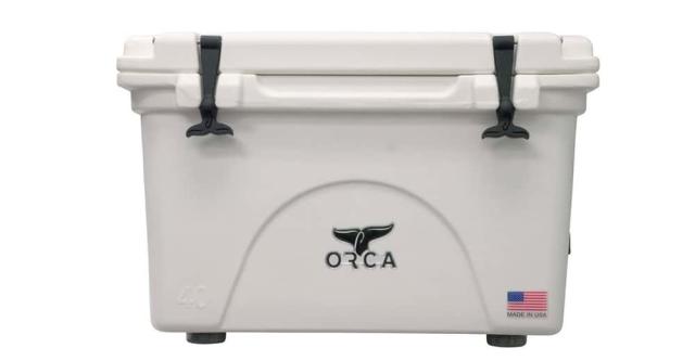 Completely dipped 65qt Yeti Cooler. Order your cooler today and save.  Choose your cooler size, pattern and how you want it custom…