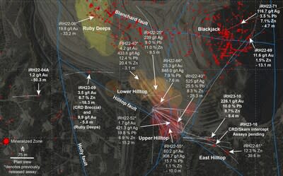 Figure 1 – Ruby Hill Surface Plan (CNW Group/i-80 Gold Corp)