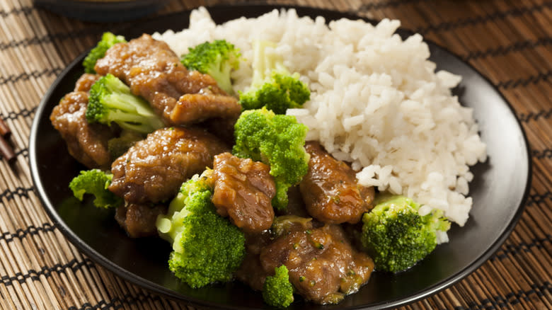homemade beef and broccoli
