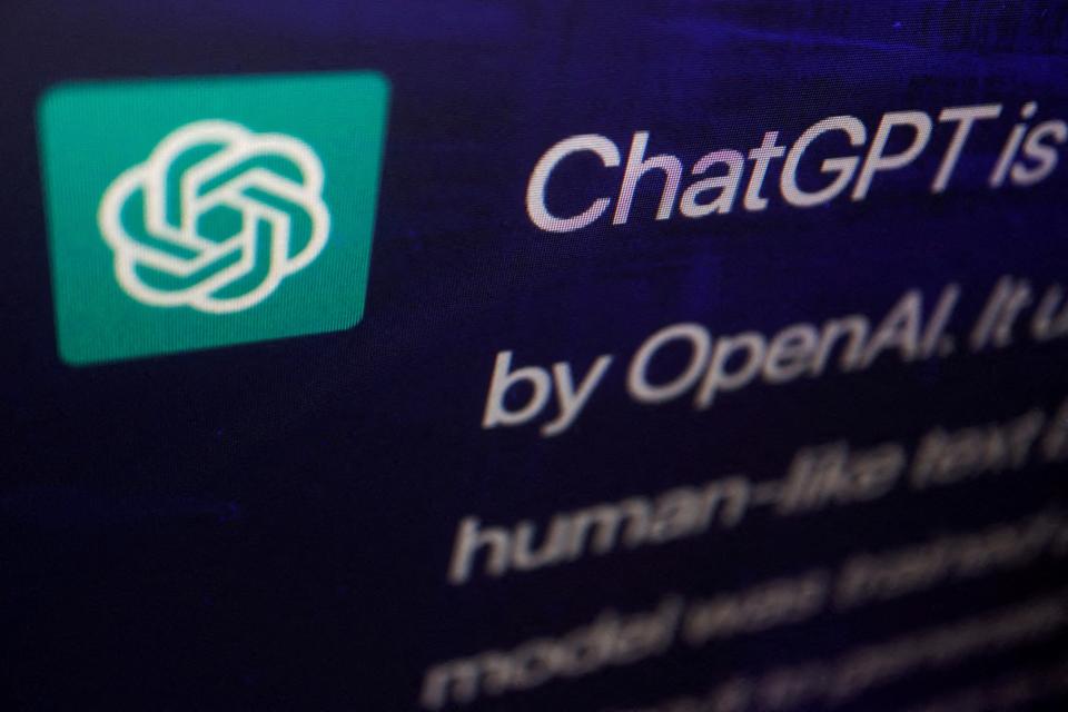 聊天機器人ChatGPT。路透社