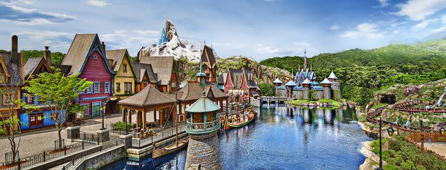 <p>Hong Kong Disney Land</p> World of <em>Frozen</em> at Hong Kong Disneyland Resort