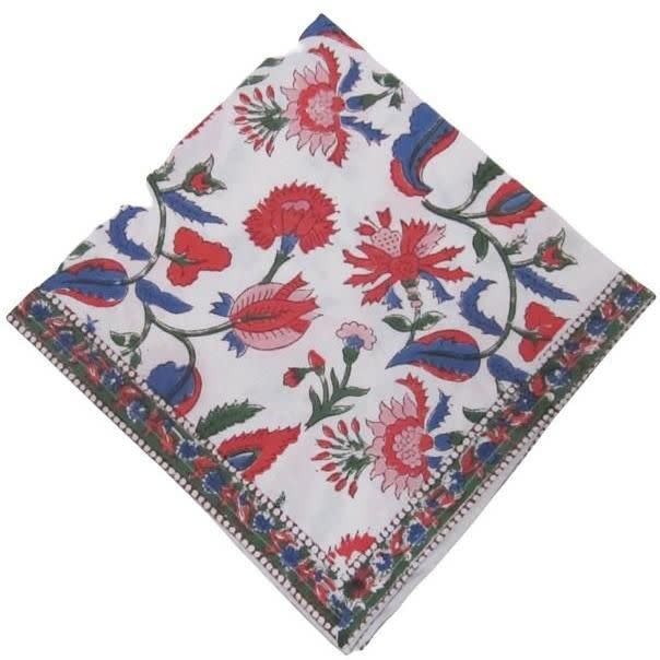 43) Chamoli Flower Napkins