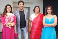 Juhi with Divya Dutt and others