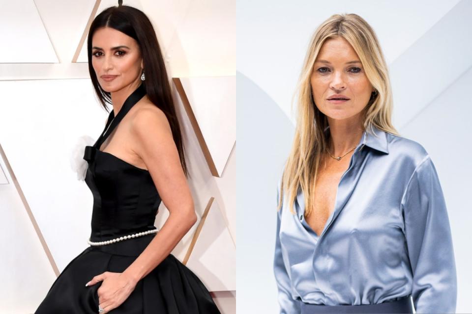 Kate Moss, que ha cumplido los 46 años, es considerada una de las mejores modelos de la historia. Penélope Cruz no tiene nada que envidiar a la maniquí, ya que tiene su misma edad pero su apariencia es más juvenil. (Foto: Jeff Kravitz / Claudio Lavenia / Getty Images)