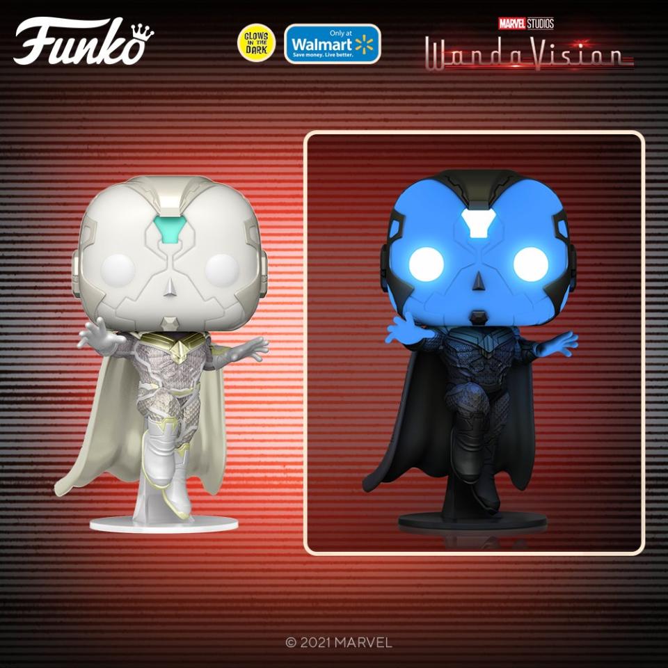 The spectral Vision Pop! vinyl also has a glow-in-the-dark variant. 