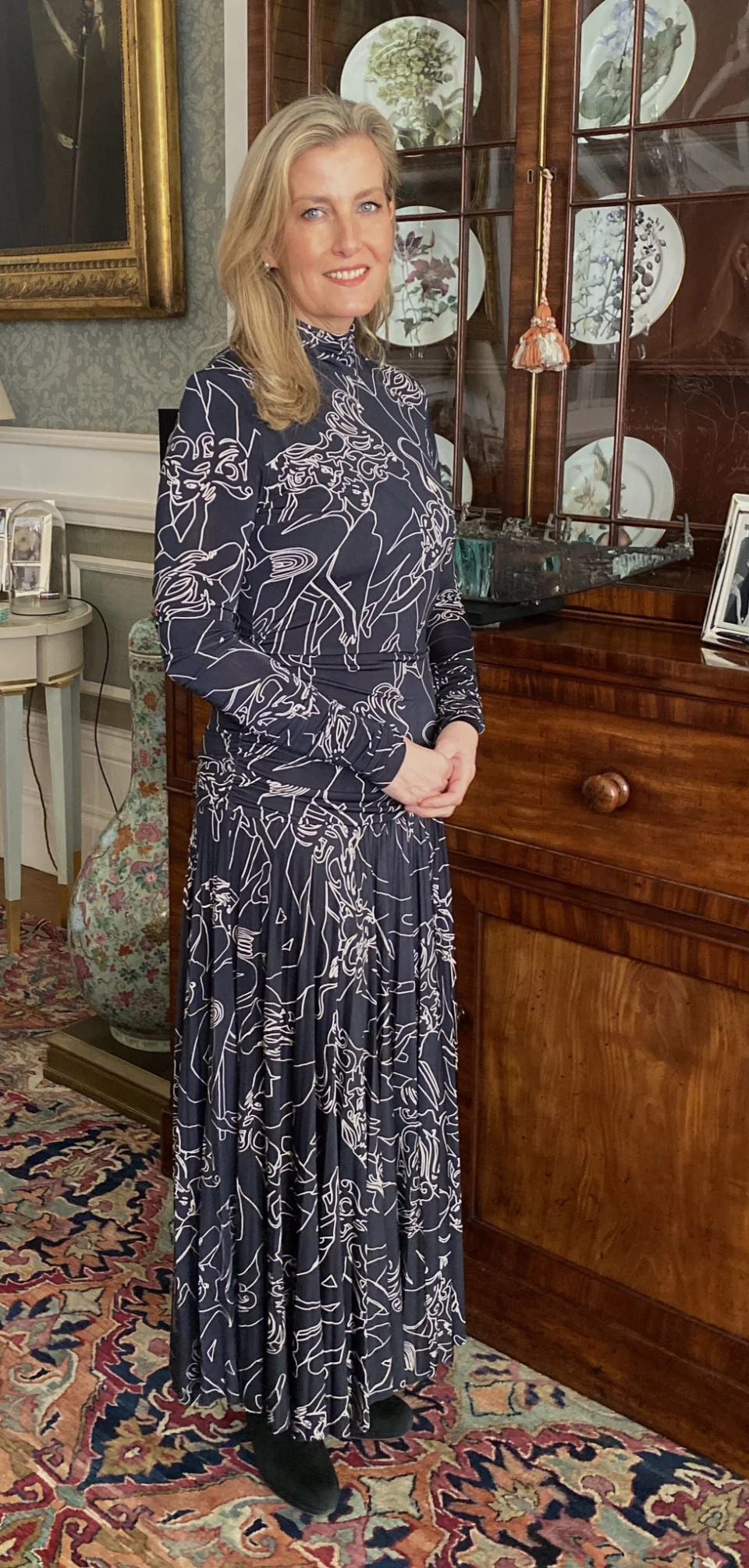 The countess wore a Victoria Beckham dress for the event. (Royal Family)