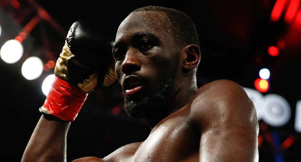 Terence Crawford suffered a right hand injury during a sparring session. (Getty Images)