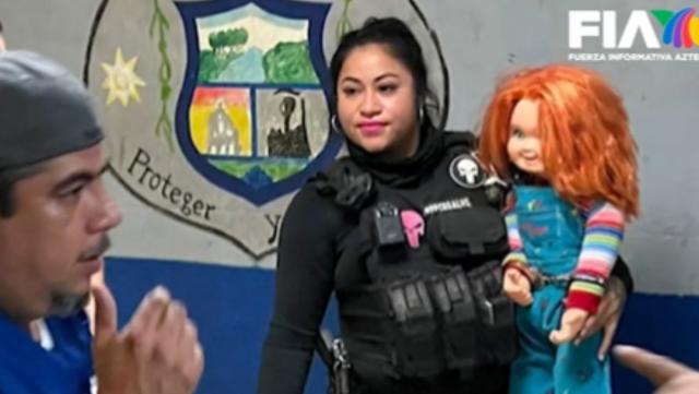 Policía mexicana arresta a Chucky el muñeco diabólico