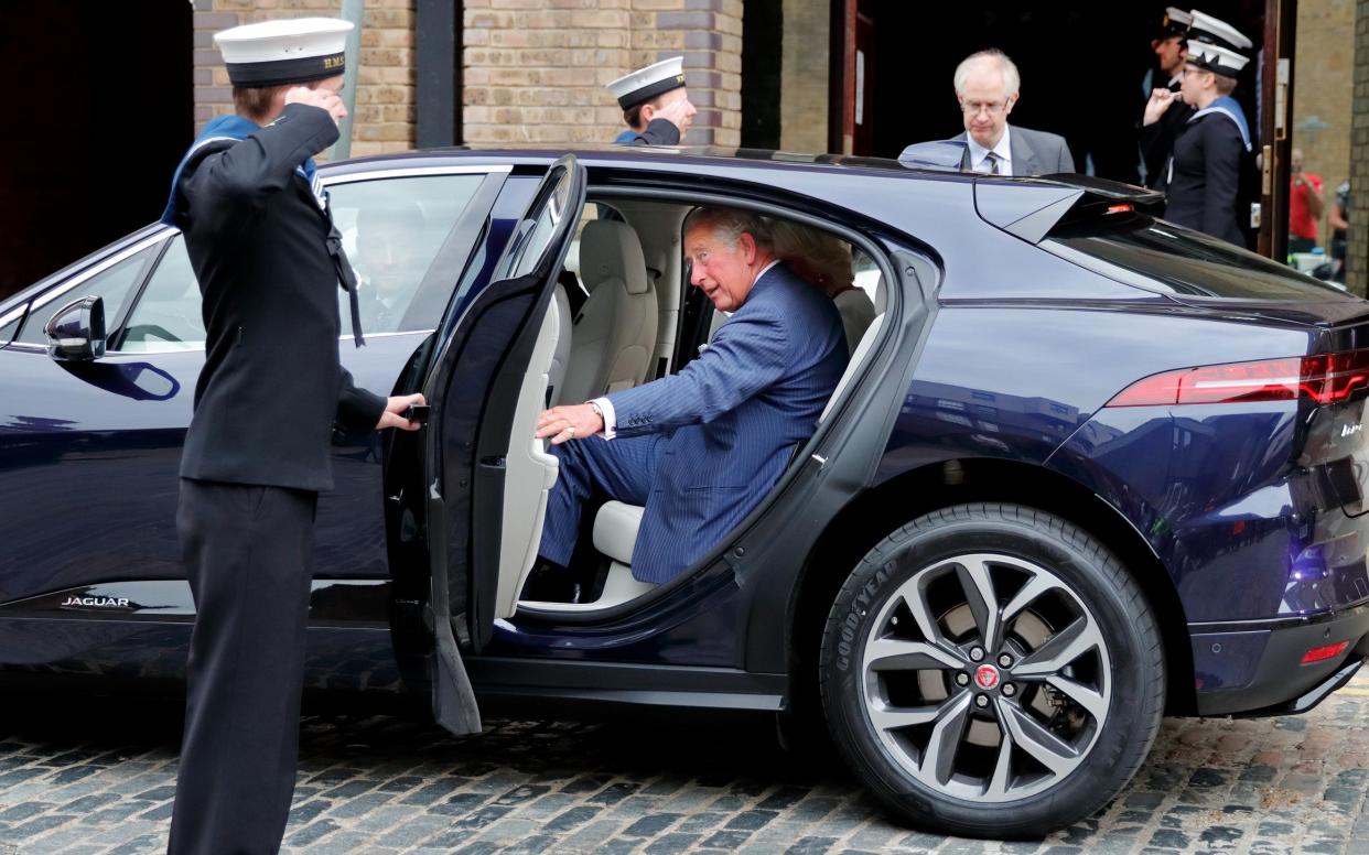 The Jaguar I-Pace bought in 2018 by the then-Prince Charles, the first electric car supplied to the royal family, sold in April 2024 for £64,960