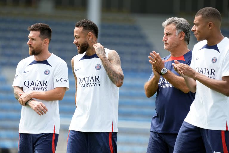 Solo tiene a Lionel Messi disponible el DT Christophe Galtier, ante las lesiones de Neymar y Kylian Mbappé.