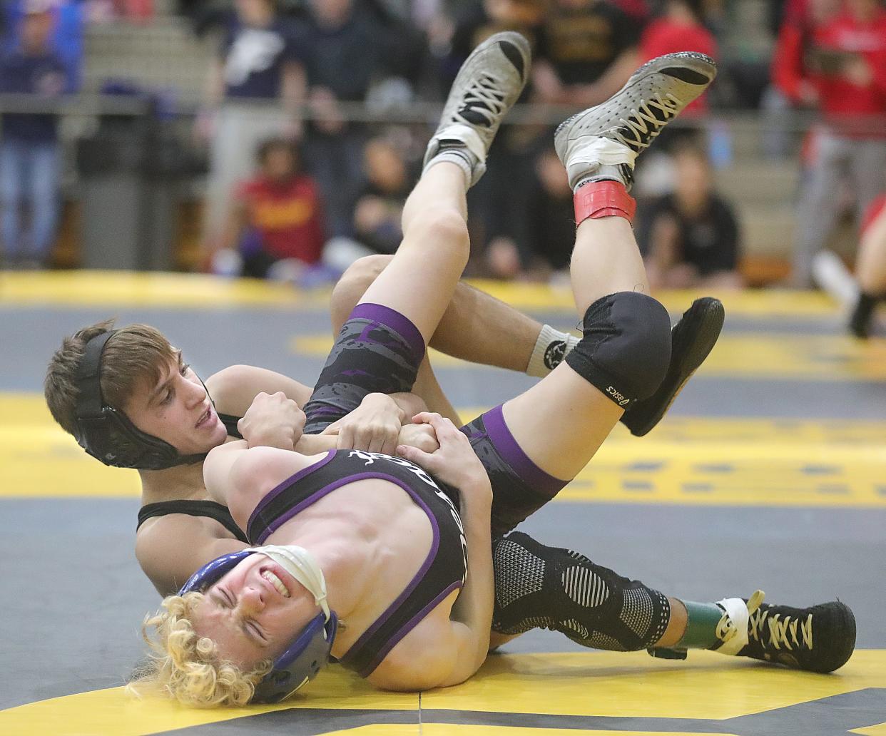 Perry's Lincoln Rohr, left, beat a national champ at the Brecksville Holiday Tournament last weekend.