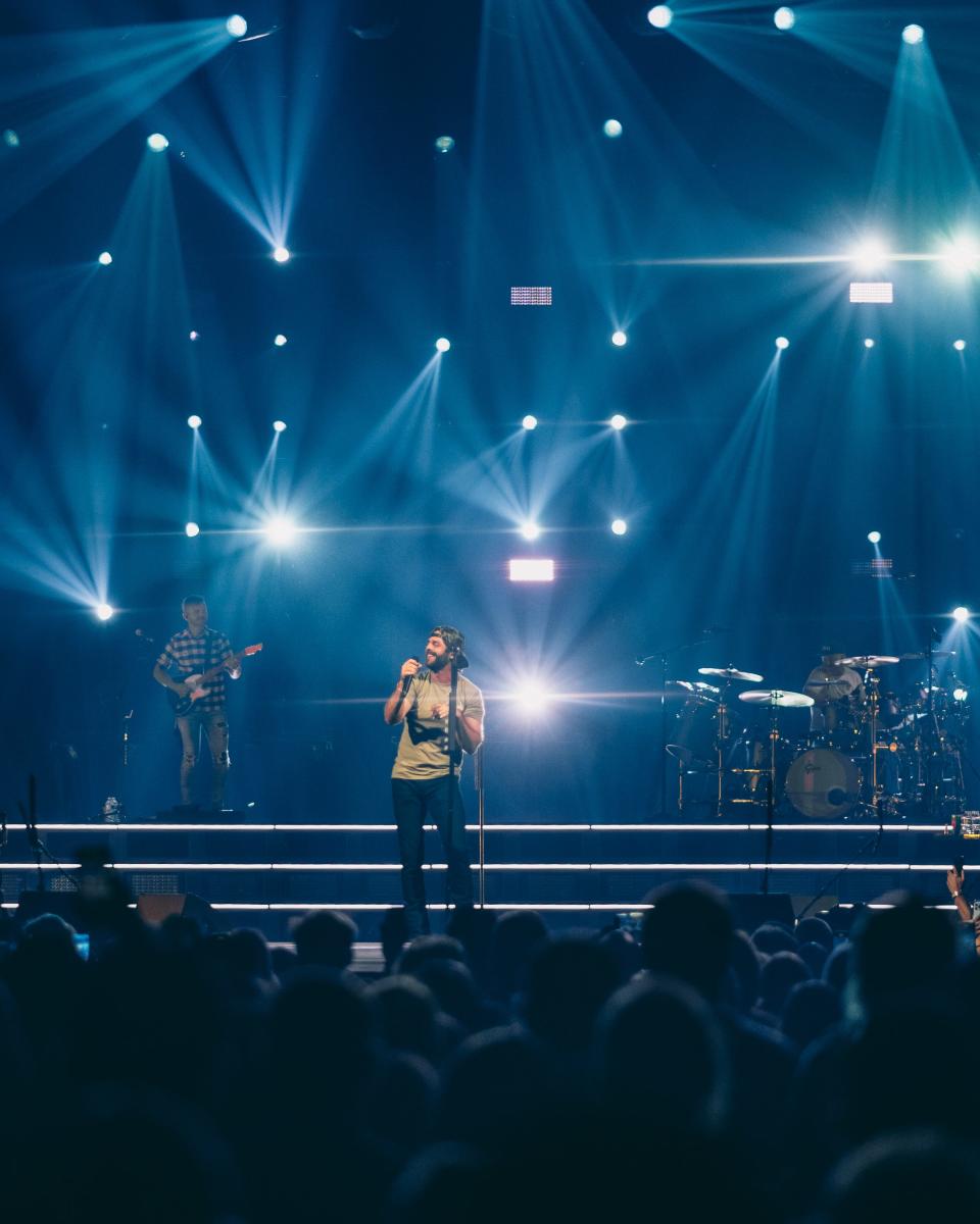 Country superstar Thomas Rhett performs during a concert Sept. 14, 2023, at Hertz Arena in Estero, Florida. (Photo by Skylar Pettingill Photography)