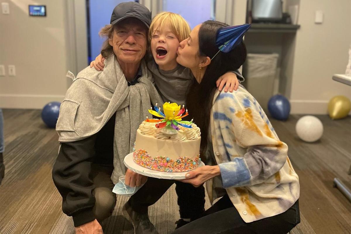 Mick Jagger and Girlfriend Melanie Hamrick Celebrate Son Deveraux's 6th ...