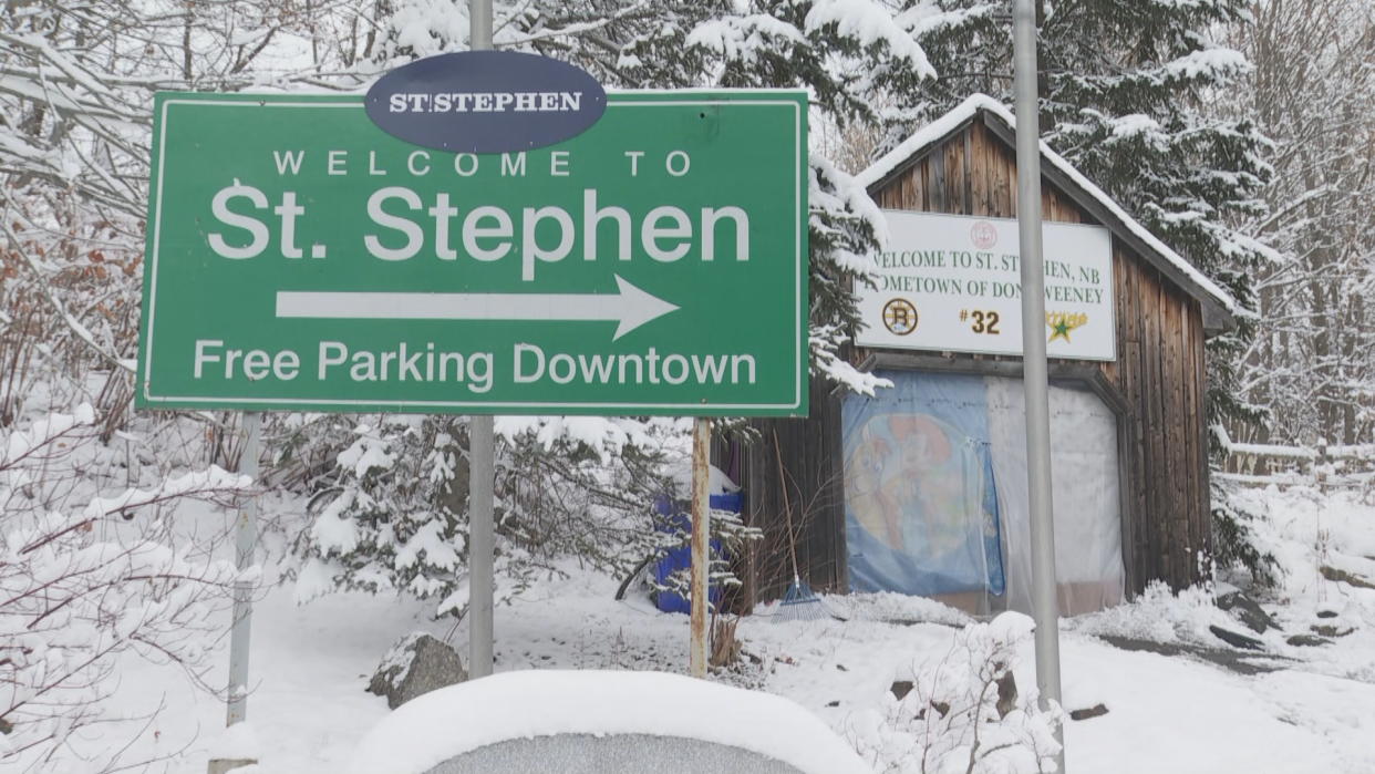 Following months of spotlight on the homeless issue in St. Stephen, the province has announced a location for a shelter, but neighbours say they weren't consulted.  (Graham Thompson/CBC - image credit)