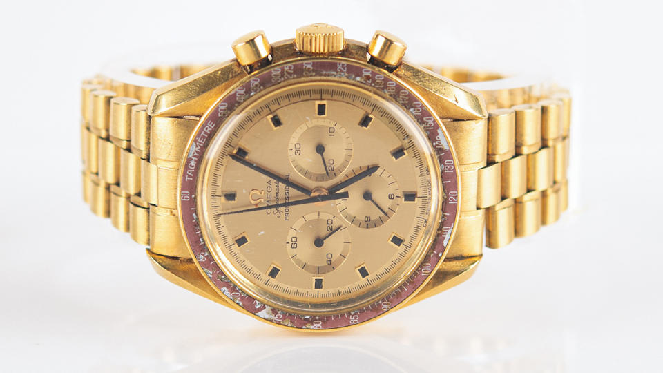 Richard Gordon Gold Omega Speedmaster