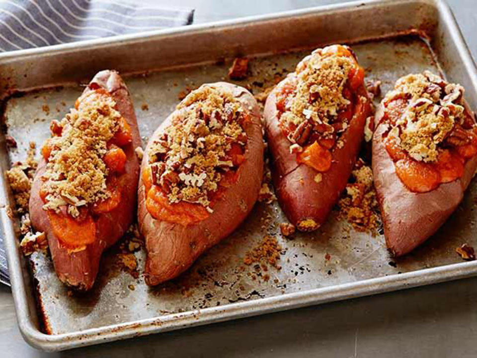 Guy Fieri’s Twice-Baked Sweet Potatoes