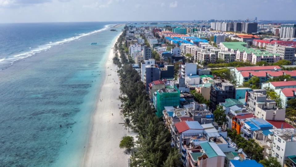 Una vista de Hulhumalé