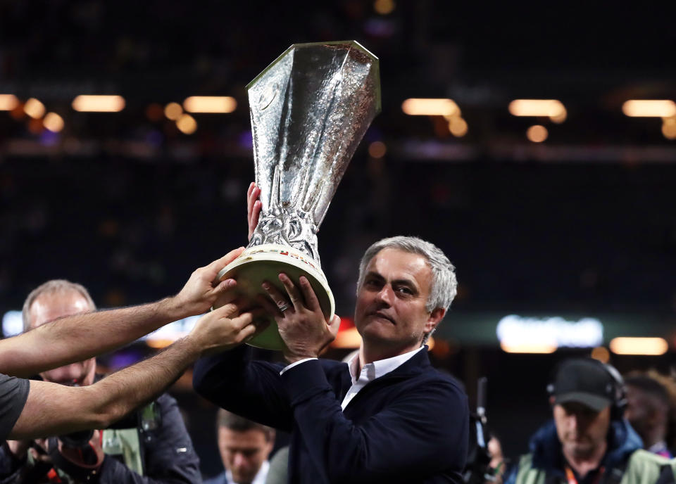 Mourinho won the Europa League and EFL Cup in his first season at Old Trafford (Nick Potts/PA)