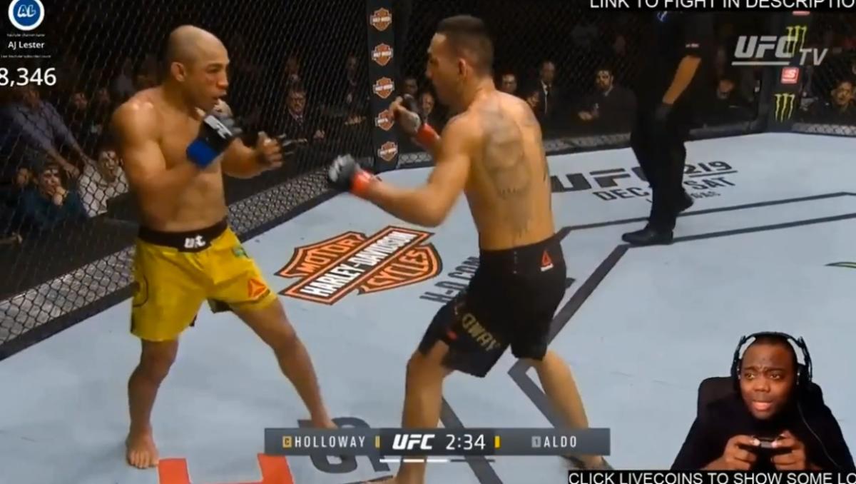 Brilliant gamer streamed UFC event by pretending to play a video game