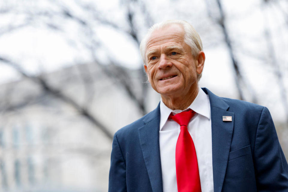 Peter Navarro arrives at the federal courthouse in Washington, D.C., on Jan. 25, 2024. / Credit: Anna Moneymaker/Getty Images