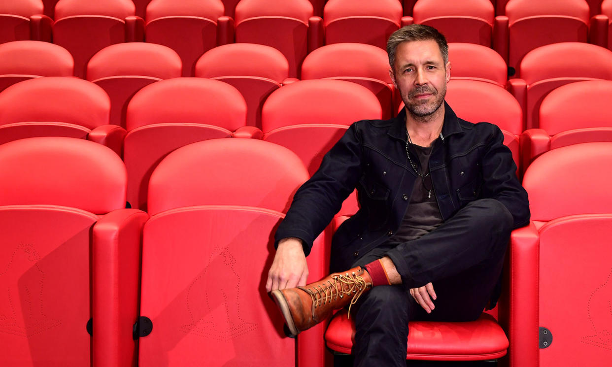 Paddy Considine, who writes, stars in, and directs <em>Journeyman</em> poses for cameras at the 2017 London Film Festival (Ian West/PA Wire/PA Images)