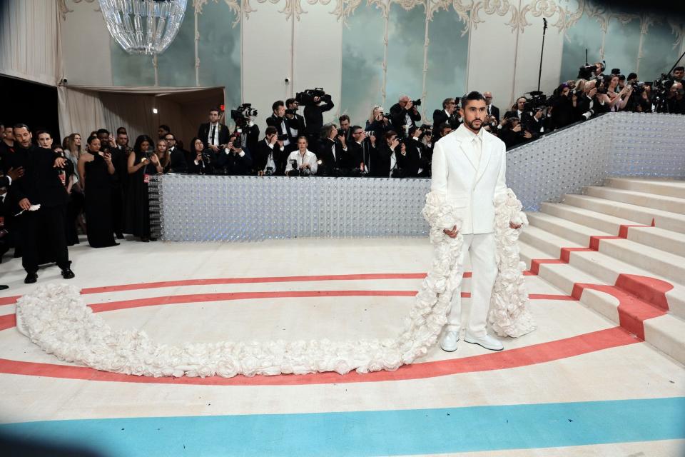 Bad Bunny attends the 2023 Met Gala.