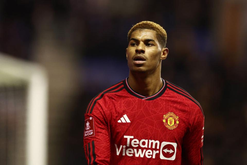 Rashford’s place in the England team is at risk ahead of Euro 2024 (Getty Images)