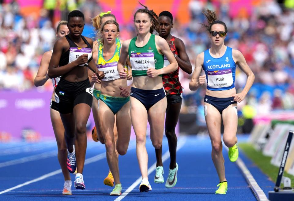 Laura Muir of Team Scotland competes during the Women's 1500m Round 1 heats (PA)